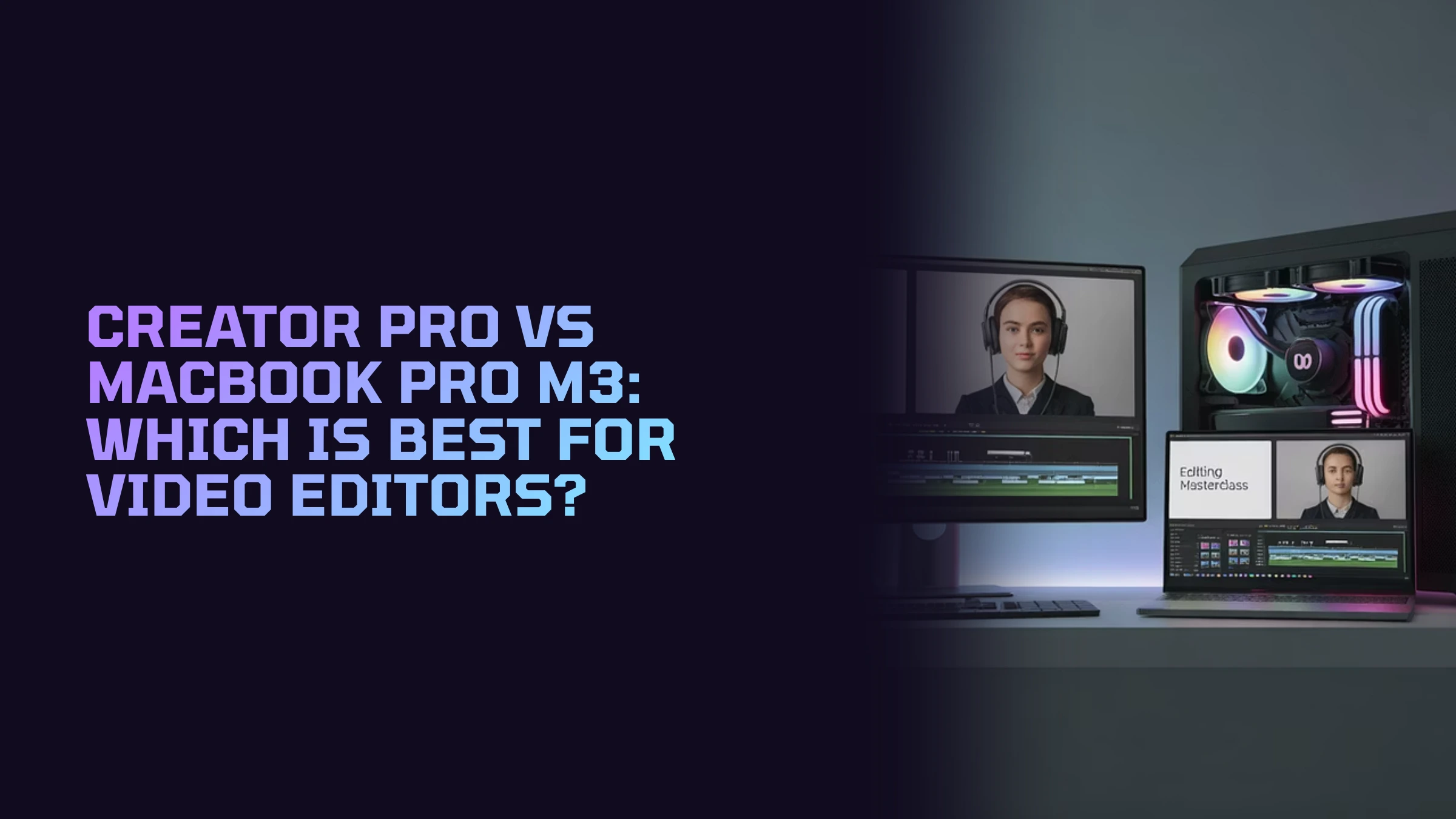 Creator Pro vs MacBook Pro M3: Which Is Best for Video Editors?