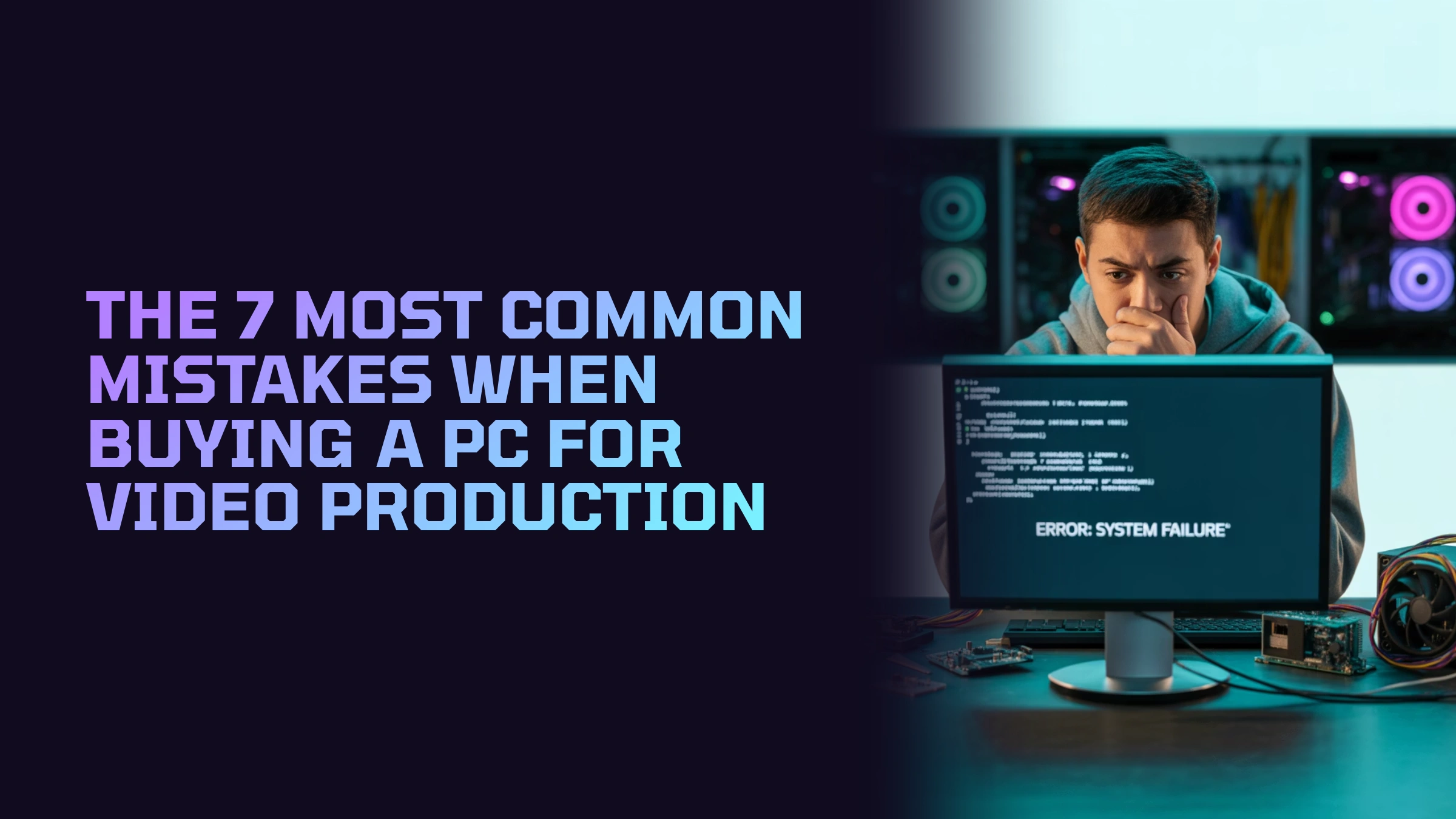 The 7 Most Common Mistakes When Buying a PC for Video Production