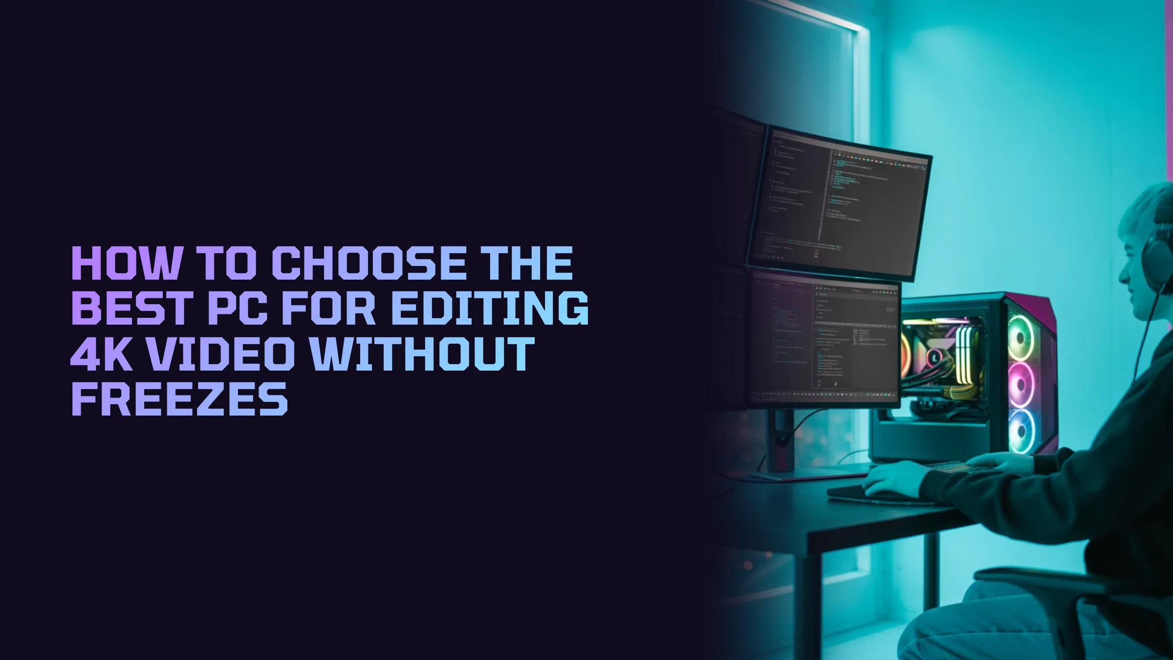 Cover image for How to Choose the Best PC for Editing 4K Video Without Freezes