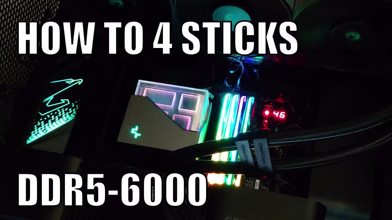 🏁 Why You Shouldn’t Use 4 RAM Sticks: Lower Speeds, Higher Latency Explained