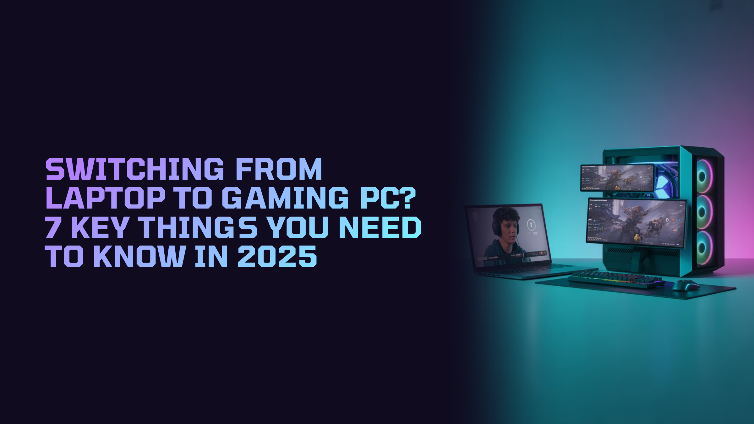 Switching from Laptop to Gaming PC? 7 Key Things You Need to Know THIS YEAR 2025